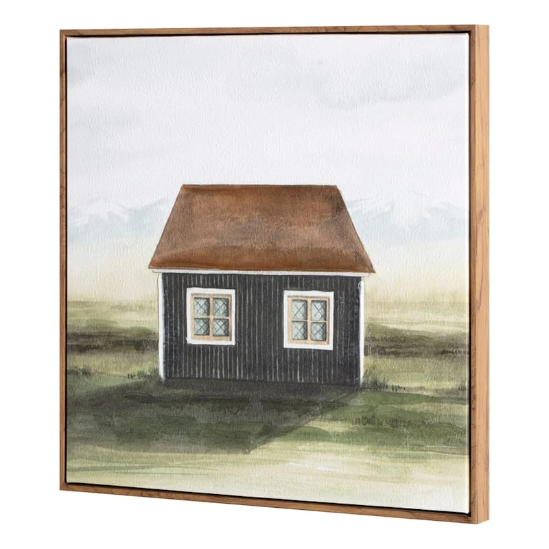 Honeybloom Framed Cottage Canvas Wall Art, 20" - Image 2