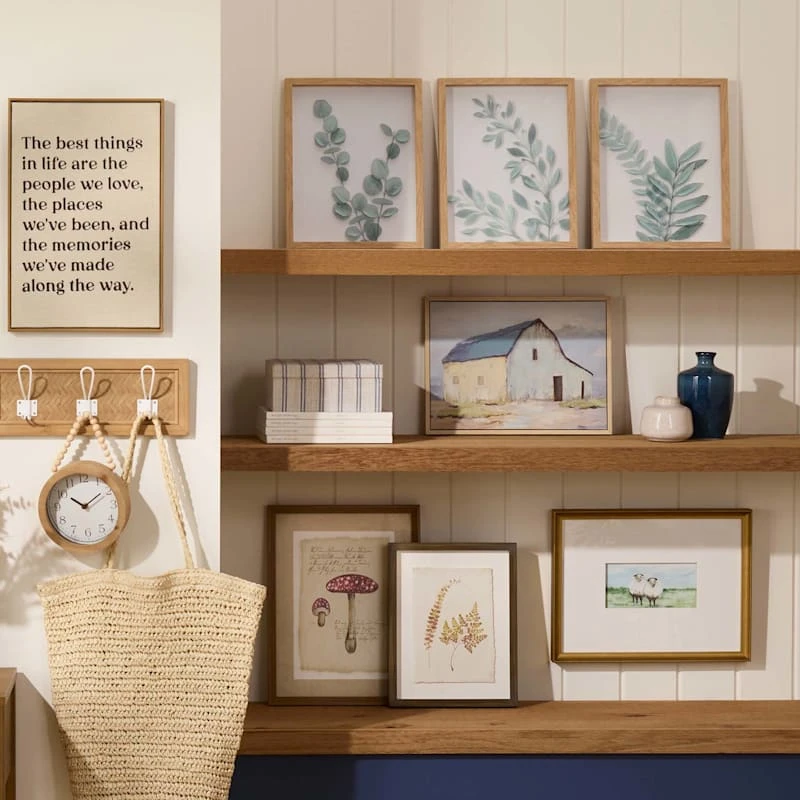 Honeybloom Glass Framed Sheep Print Wall Art, 17x13 - Image 4