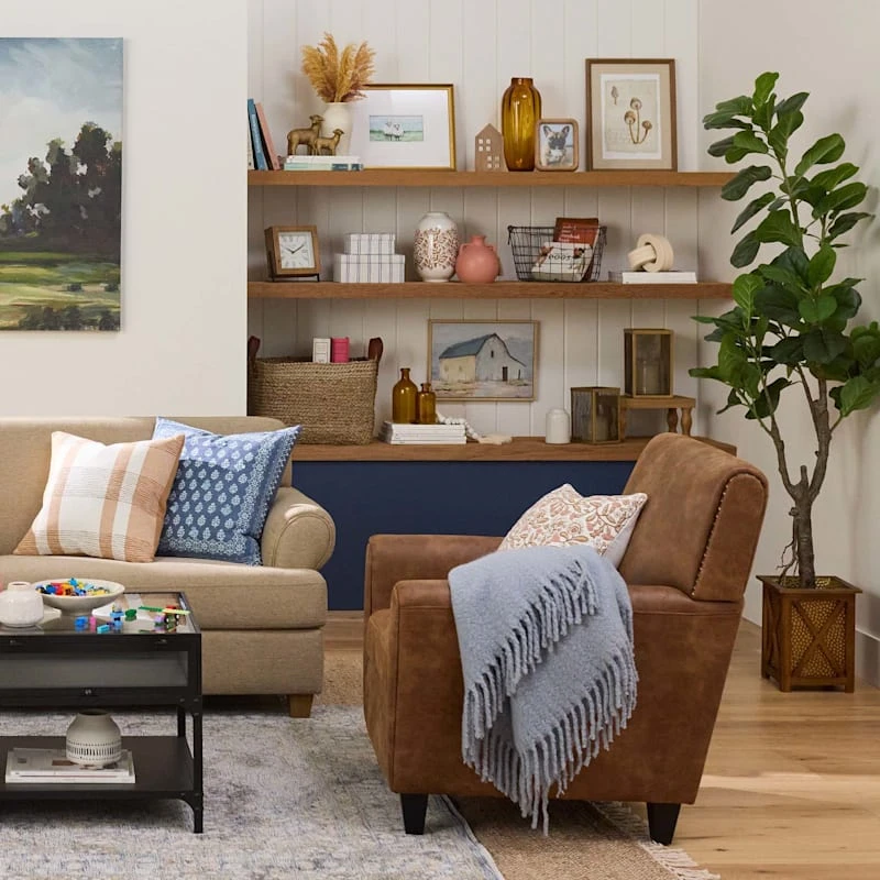 Honeybloom Glass Framed Sheep Print Wall Art, 17x13 - Image 5