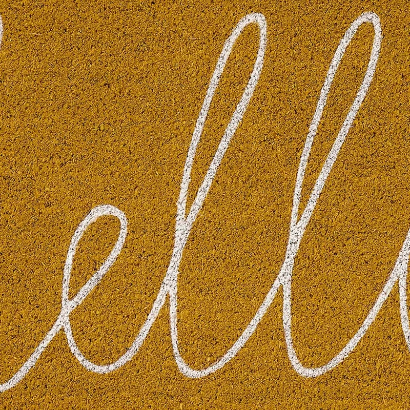 Honeybloom Hello Coir Mat, 18x30 - Image 2