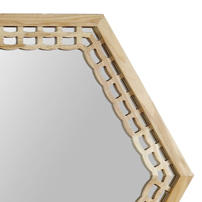 Honeybloom Hexagon Wall Mirror, 30x26 - Image 2