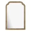 Honeybloom Wooden Framed Wall Mirror, 30x42