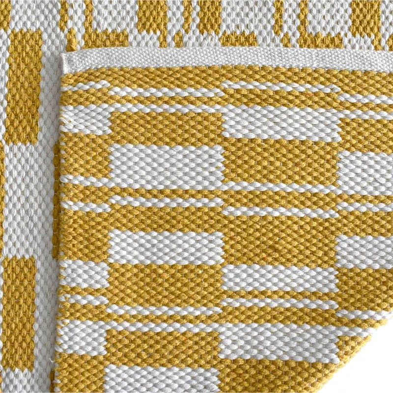 Honeybloom Yellow Broken Stripe Accent Rug, 2x4 - Image 3