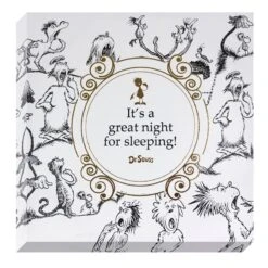 It's A Great Night For Sleeping Canvas Wall Art, 18"