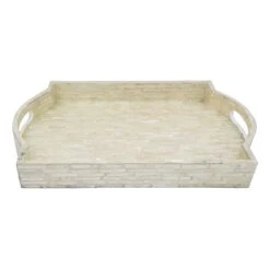 Ivory Ornate Tray, 11x18