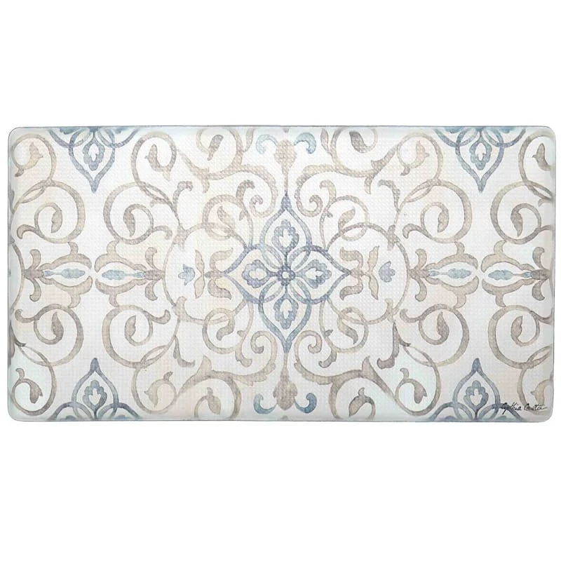 Ivy Medallion Design Kitchen Mat, 20x39