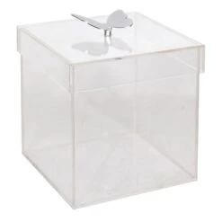 Laila Ali Acrylic Box With Butterfly, 6"