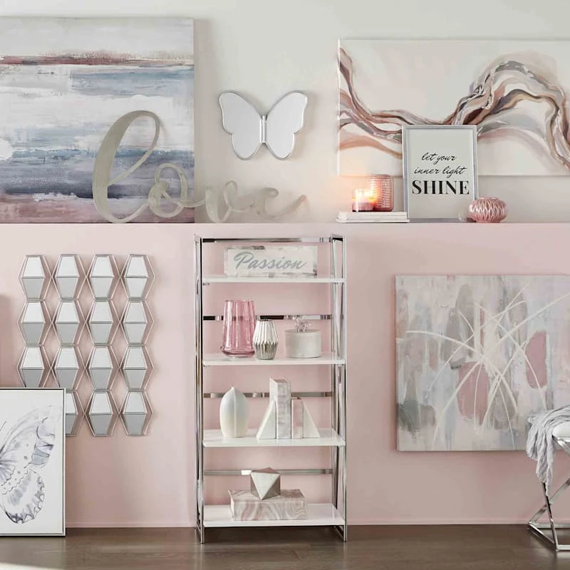 Laila Ali Butterfly Shaped Wall Mirror, 16x12 - Image 2