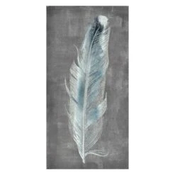 Laila Ali Feather Canvas Wall Art, 12x24