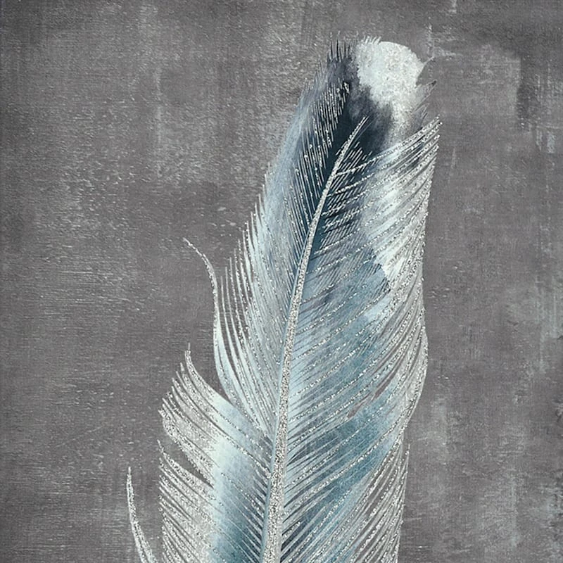 Laila Ali Feather Canvas Wall Art, 12x24 - Image 2