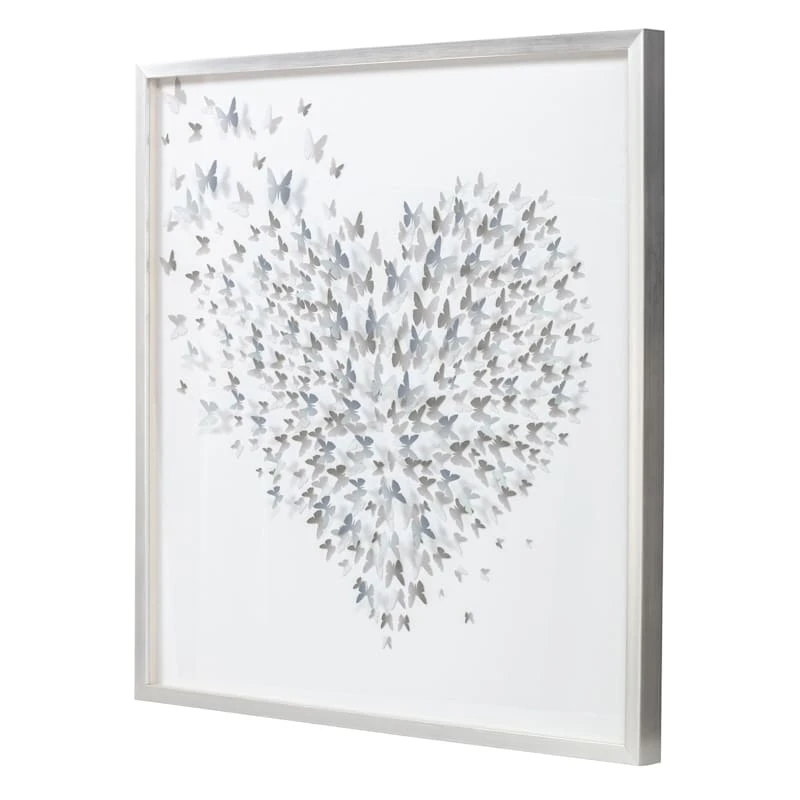 Laila Ali Framed Heart Of Butterflies Canvas, 30" - Image 2