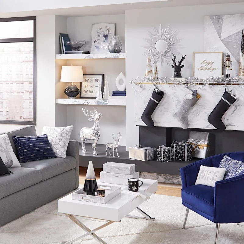 Laila Ali Metallic Seagrass Decorative Tray, Small - Image 2