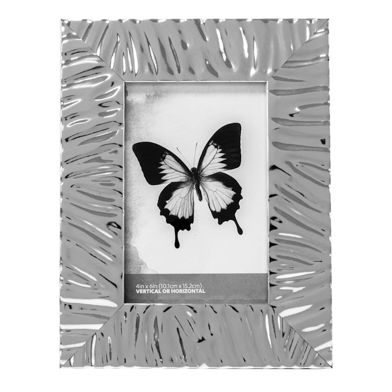 Laila Ali Modern Embossed Photo Frame, 4x6