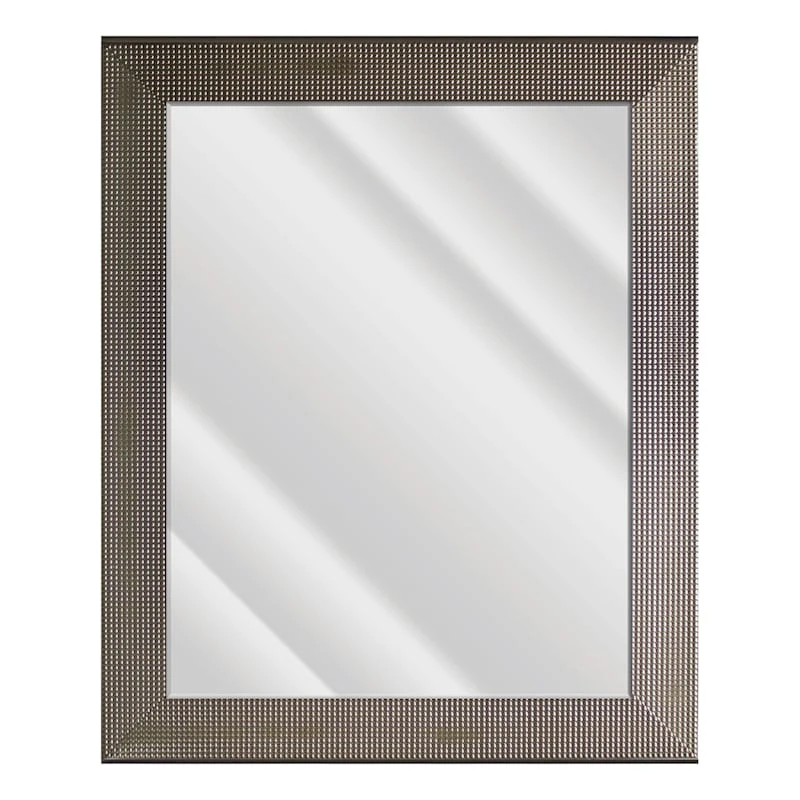Nessa Dark Espresso Wall Mirror, 29x35