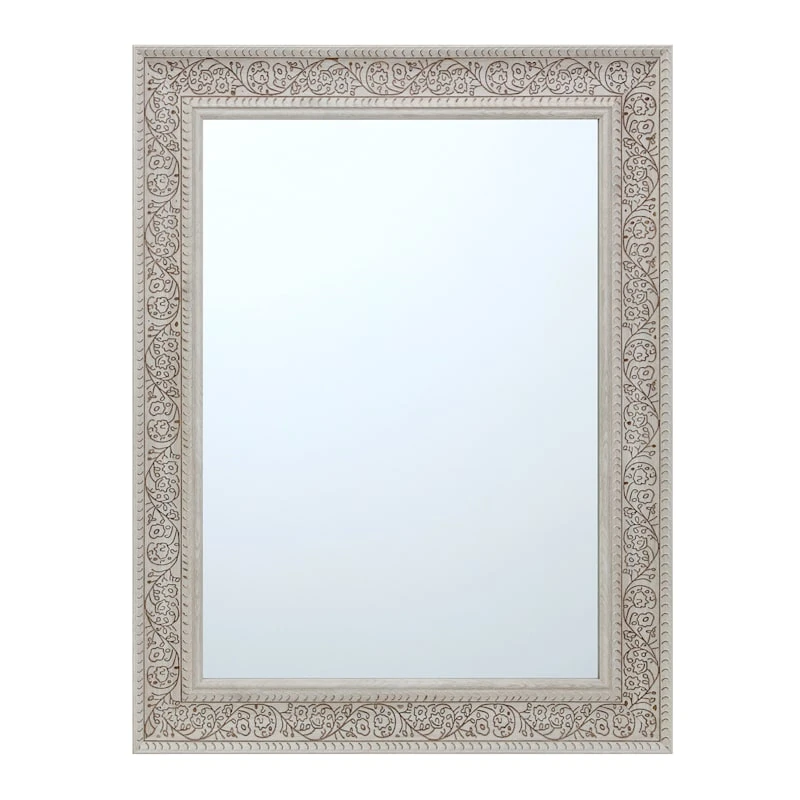 Ornate Floral Wall Mirror, 22x28