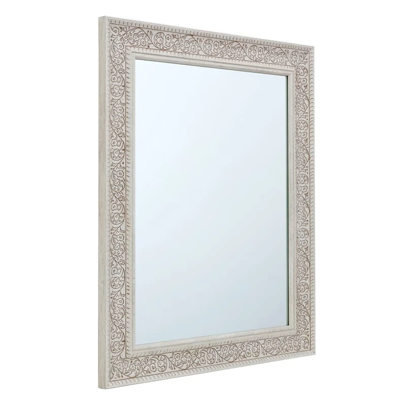 Ornate Floral Wall Mirror, 22x28 - Image 2