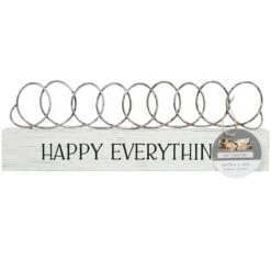 Photo Bar Happy Everything & Silver Wire Photo Clip