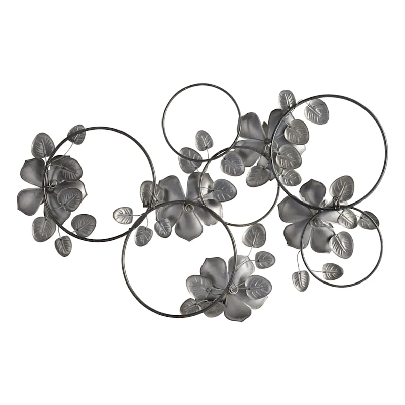 Providence Metal Floral Wall Art, 38x24 - Image 2