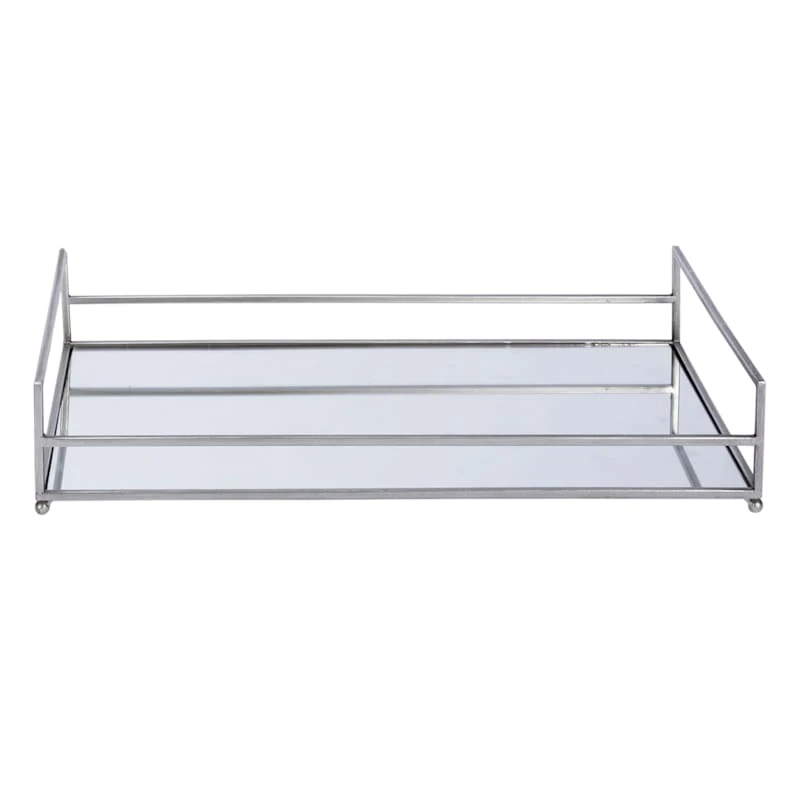 Providence Metal & Mirror Tray, 18"