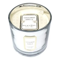 Providence Sandalwood Vanilla Scented Jar Candle, 13.4oz