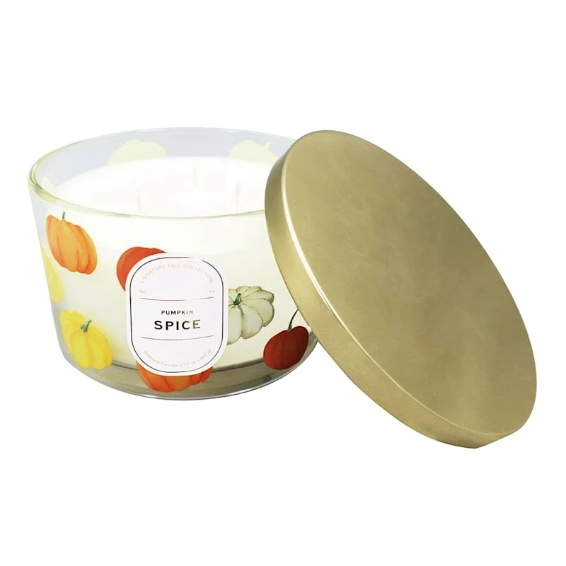 Pumpkin Spice Scented Jar Candle, 16oz - Image 2