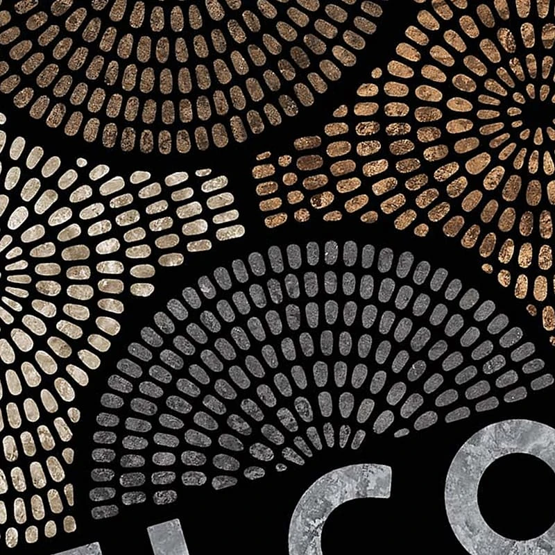 Radiant Sunburst Recycled Rubber Welcome Doormat, 18x30 - Image 2