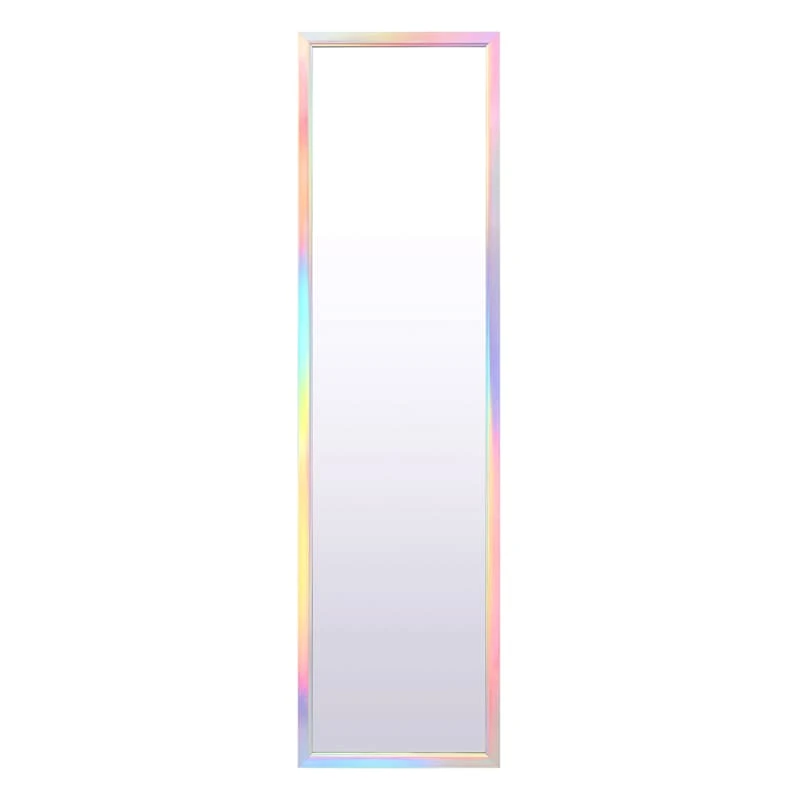 Rainbow Framed Over The Door Mirror, 14x50