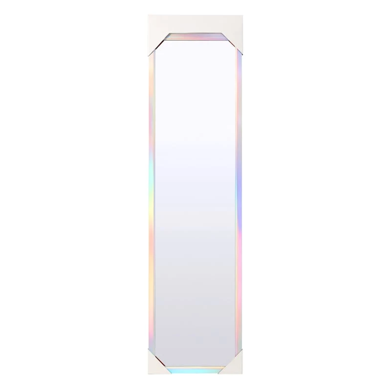 Rainbow Framed Over The Door Mirror, 14x50 - Image 3