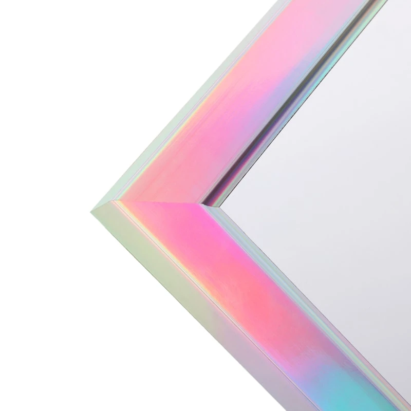 Rainbow Framed Over The Door Mirror, 14x50 - Image 8