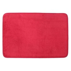 Red Chenille Kitchen Mat, 20x32