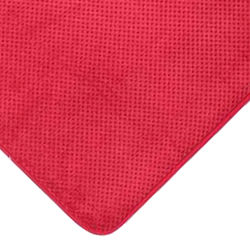 Red Chenille Kitchen Mat, 20x32 - Image 2