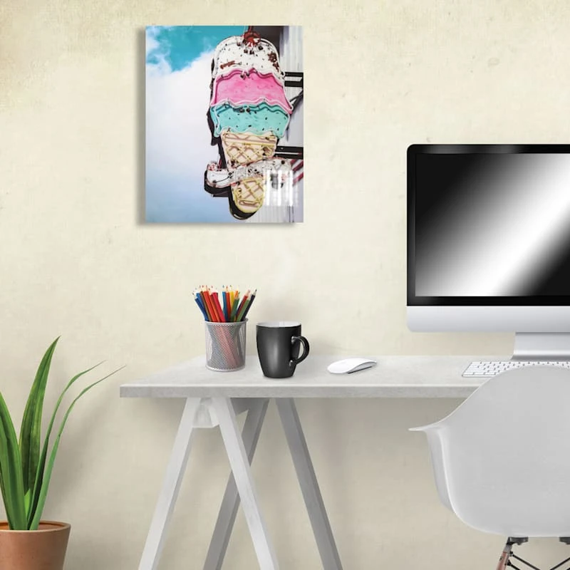 Retro Ice Cream Canvas Wall Art, 16x20 - Image 2