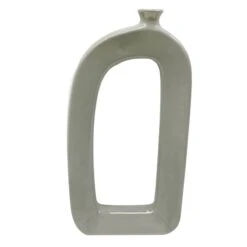 Riley Grey Open Vase, 14"