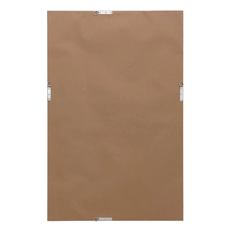 Silver Raised Dots Framed Wall Mirror, 24x36 - Image 5