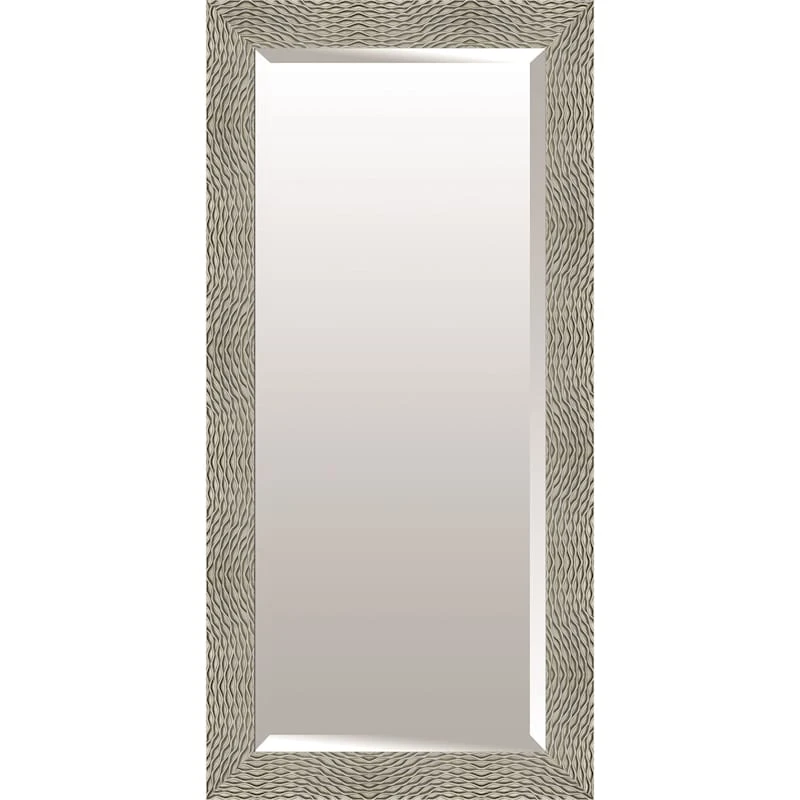 Silver Waves Wall Mirror, 30x54