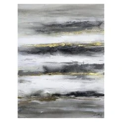 Smoked Horizon Canvas Wall Art, 36x48