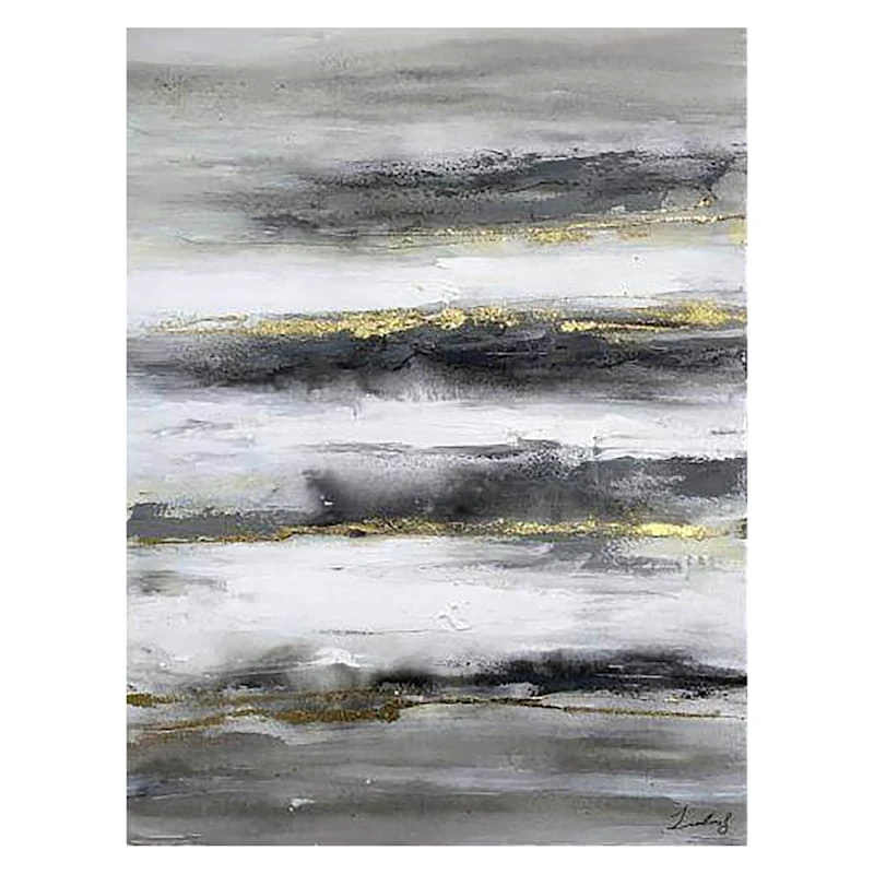 Smoked Horizon Canvas Wall Art, 36x48