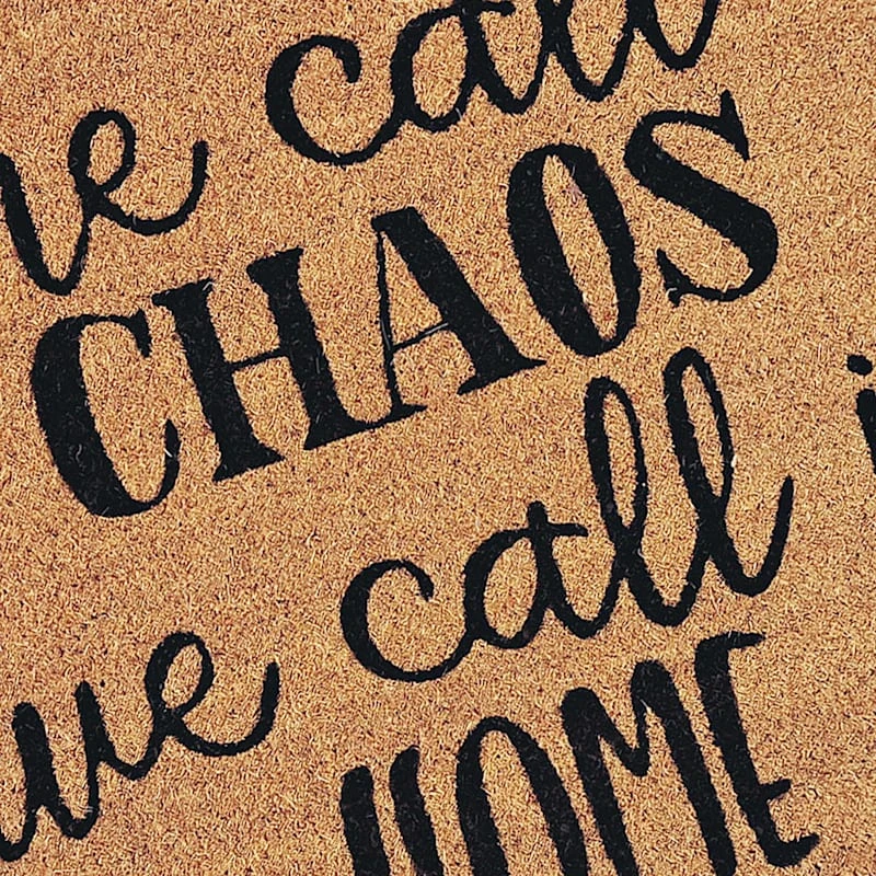 Some Call It Chaos We Call It Home Coir Mat, 18x30 - Image 2