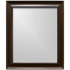 Sophia Mocha Framed Wall Mirror, 21x25