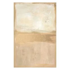 Tan Abstract Canvas Wall Art, 24x36
