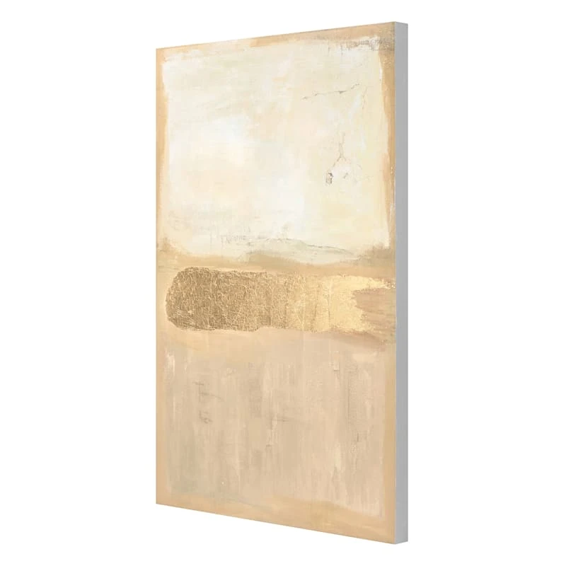 Tan Abstract Canvas Wall Art, 24x36 - Image 2