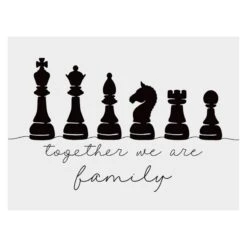 Together We Are Family Canvas Wall Art, 16x12