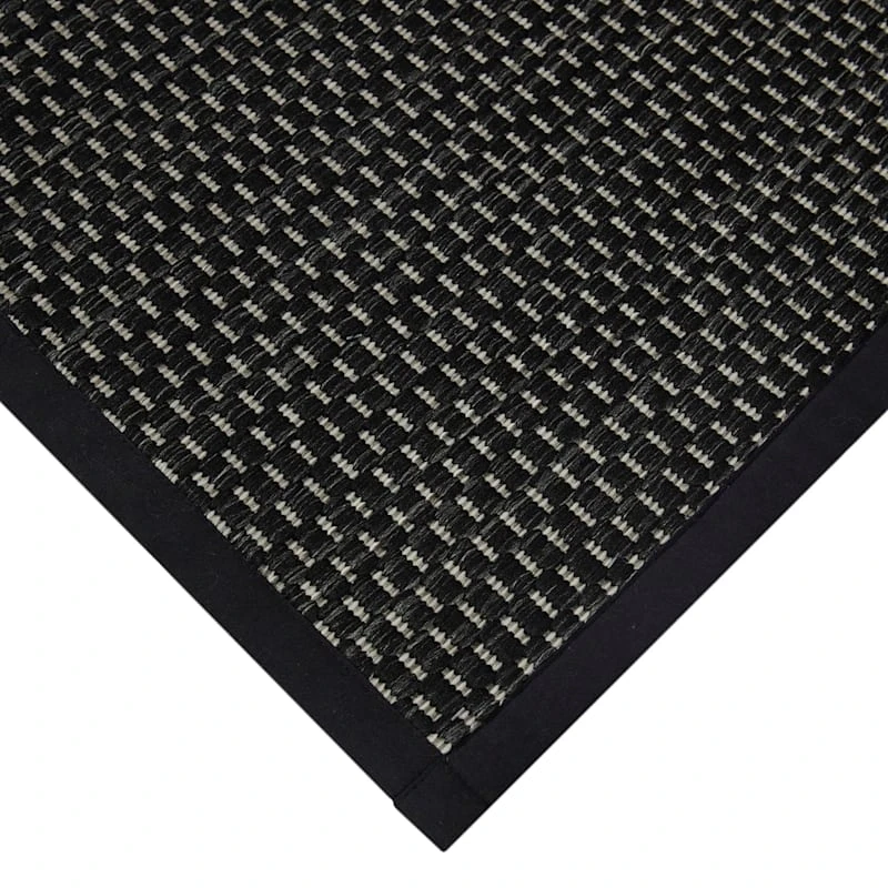 Tonal Dark Grey Puff-Back Kitchen Mat, 21x34 - Image 2