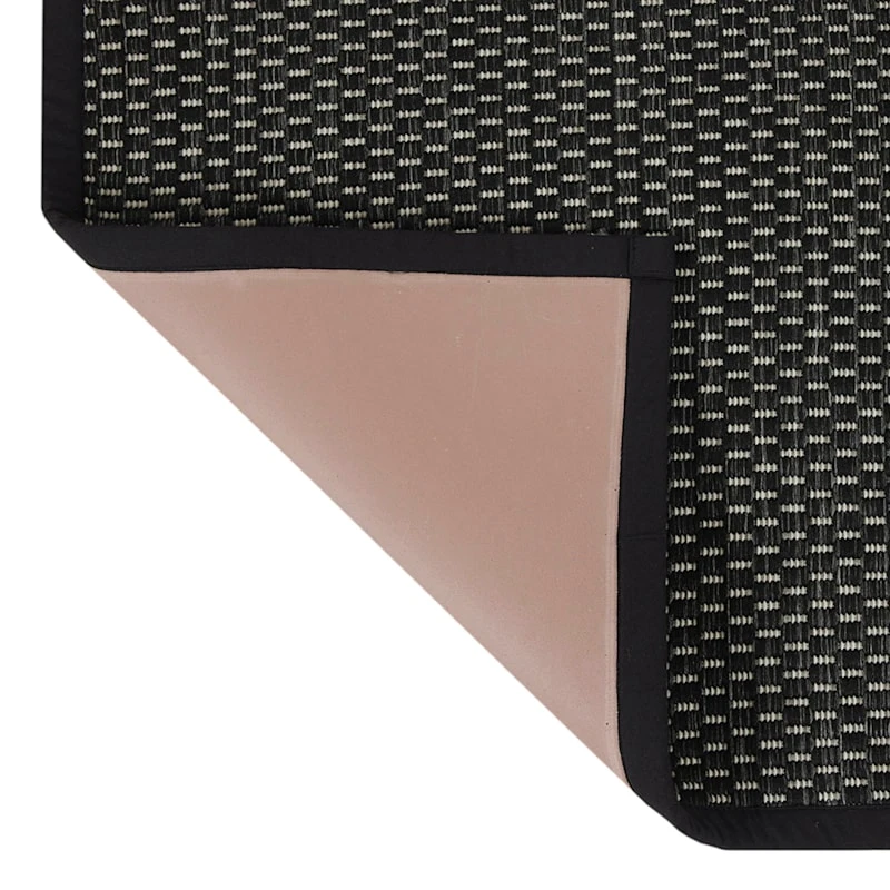 Tonal Dark Grey Puff-Back Kitchen Mat, 21x34 - Image 3