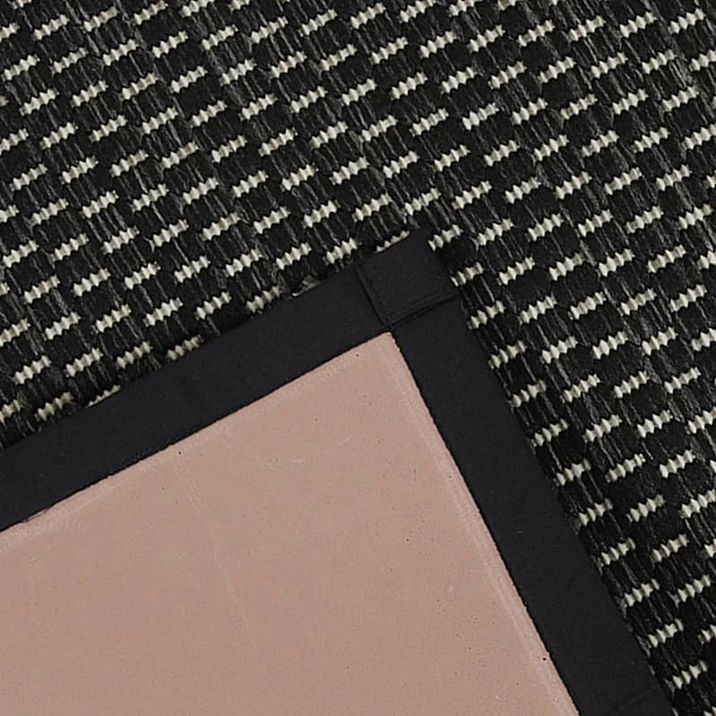 Tonal Dark Grey Puff-Back Kitchen Mat, 21x34 - Image 6