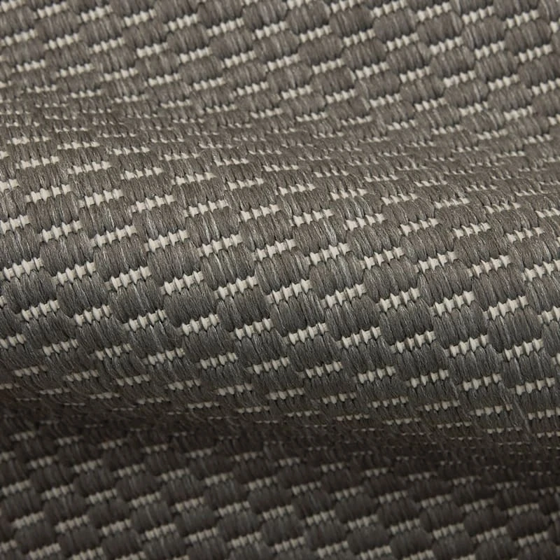 Tonal Lite Grey Puff-Back Kitchen Mat, 22x60 - Image 4