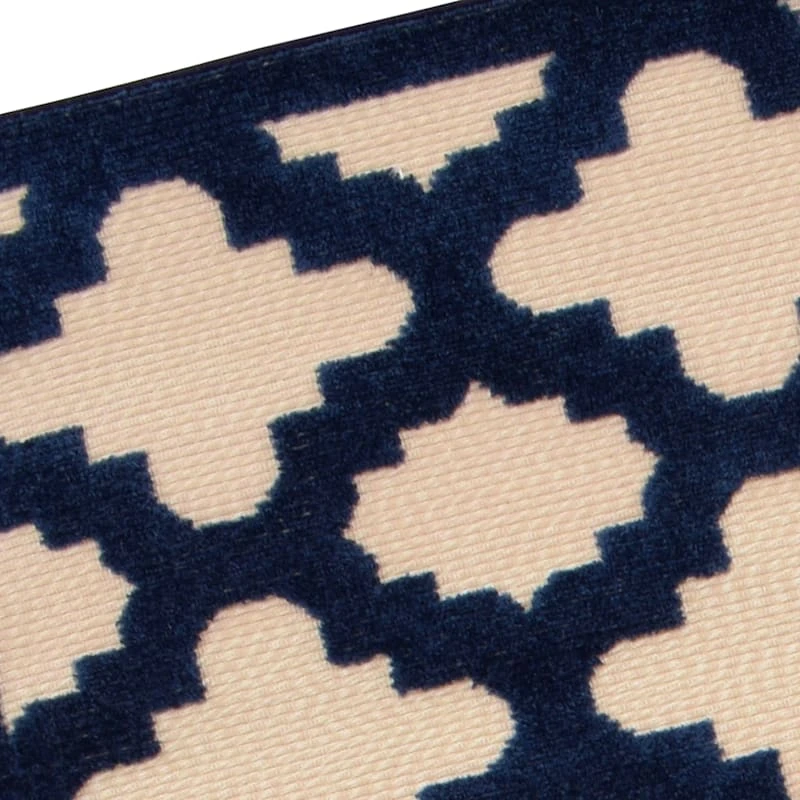 Torino Navy Blue Trellis Area Rug, 5x7 - Image 5