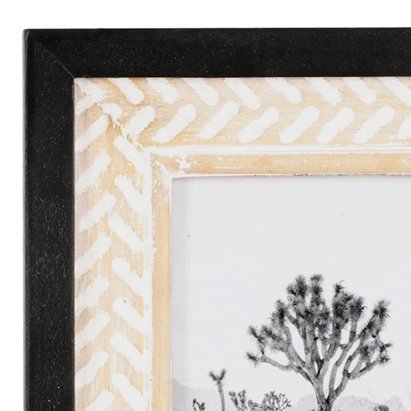 Tracey Boyd Black Wooden Tabletop Photo Frame, 4x6 - Image 2