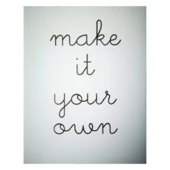 Tracey Boyd Make It Your Own Canvas Wall Art, 11x14