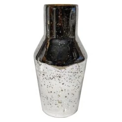 Tracey Boyd Silver Mercury Glass Vase, 12"
